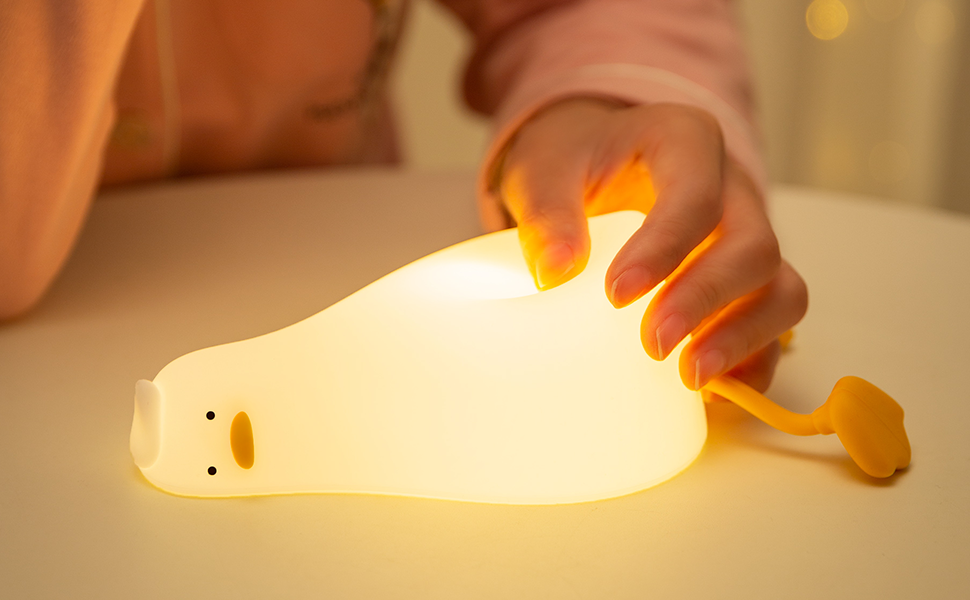 SWEETFULL Duck Night Light Kids Baby Night Light Lamp for Bedroom