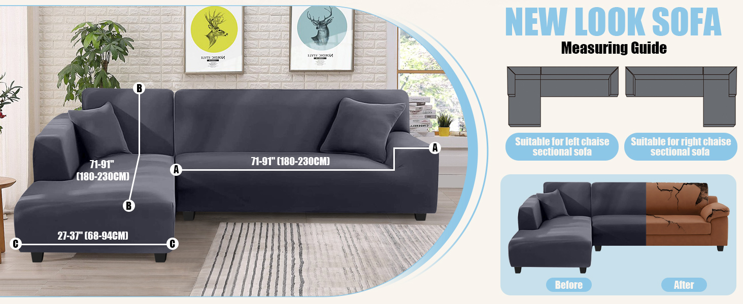 sectional couch covers