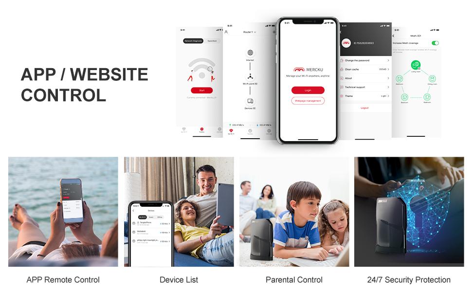 APP/ Website Control