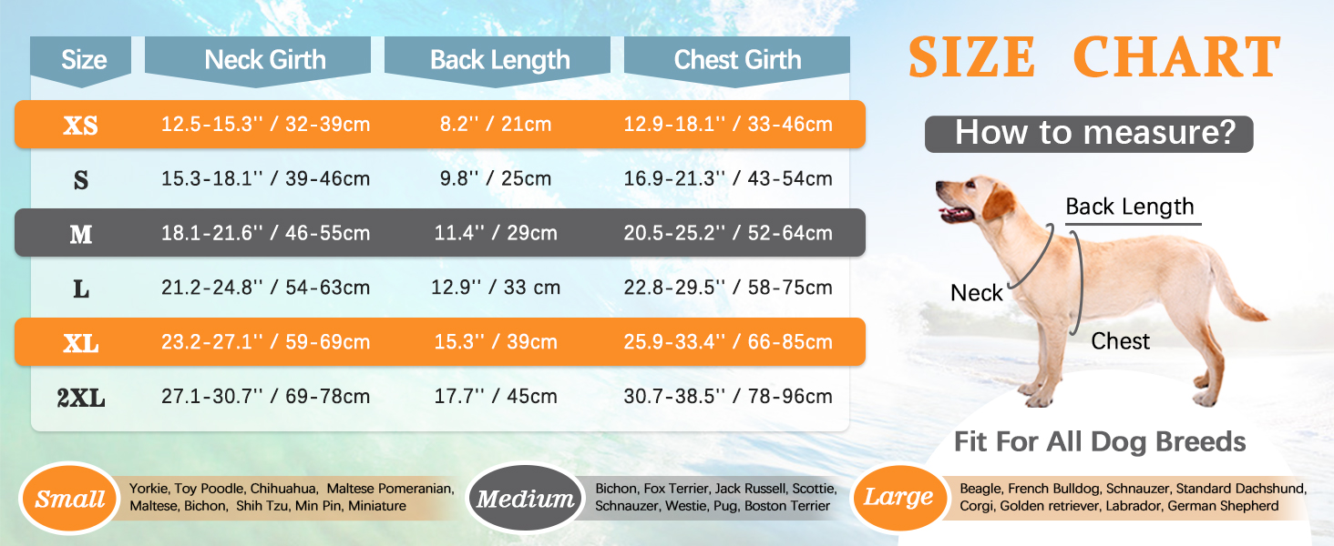 Kuoser Dog Life Jacket with Reflective Stripes, Adjustable