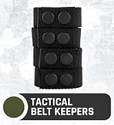 Fox Outdoor Products Professional Series Tactical Belt Keepers, Set of 4, Fits 2.25" Duty Belts, ...