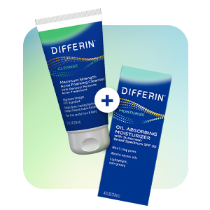 Pair Differin products together in your skincare regimen