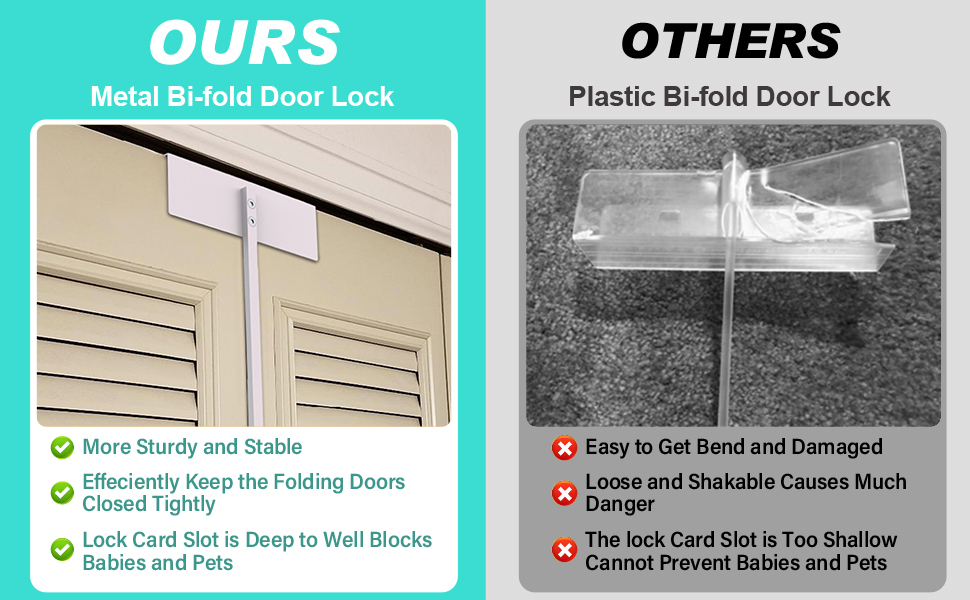 bifold door locks child safety