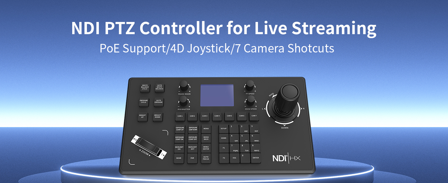 PTZ Camera controller
