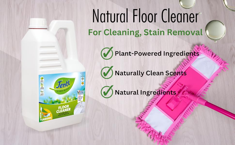 Jentl Floor Cleaner Natural I Skin & EcoFriendly, Chemical Free