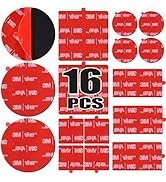 16 Pack Double-Sided Heavy Duty Tape, Made of 3M VHB 5952，Include 1 Inch and 2 Inch, Square, Rect...