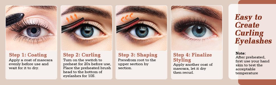 Electric Heated Eyelash Curler