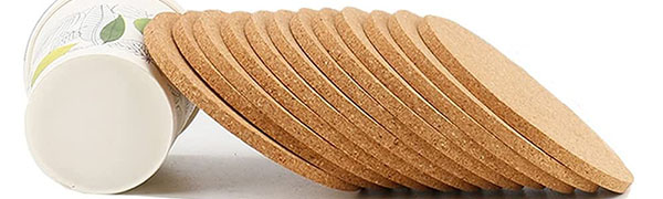 Cork Trivet High Density Thick Cork Coaster Set For Hot - Temu