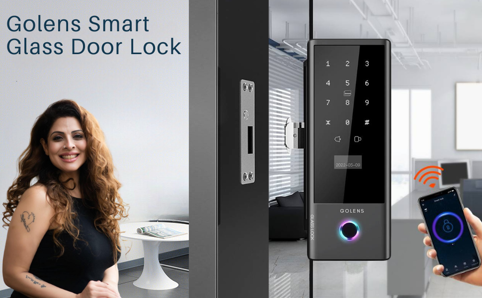 Smart Glass Door Lock