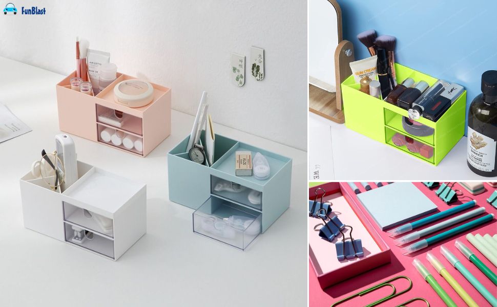 Desk organizer, desk organizer aesthetic, Desk organiser for study table, desk organizer storage box