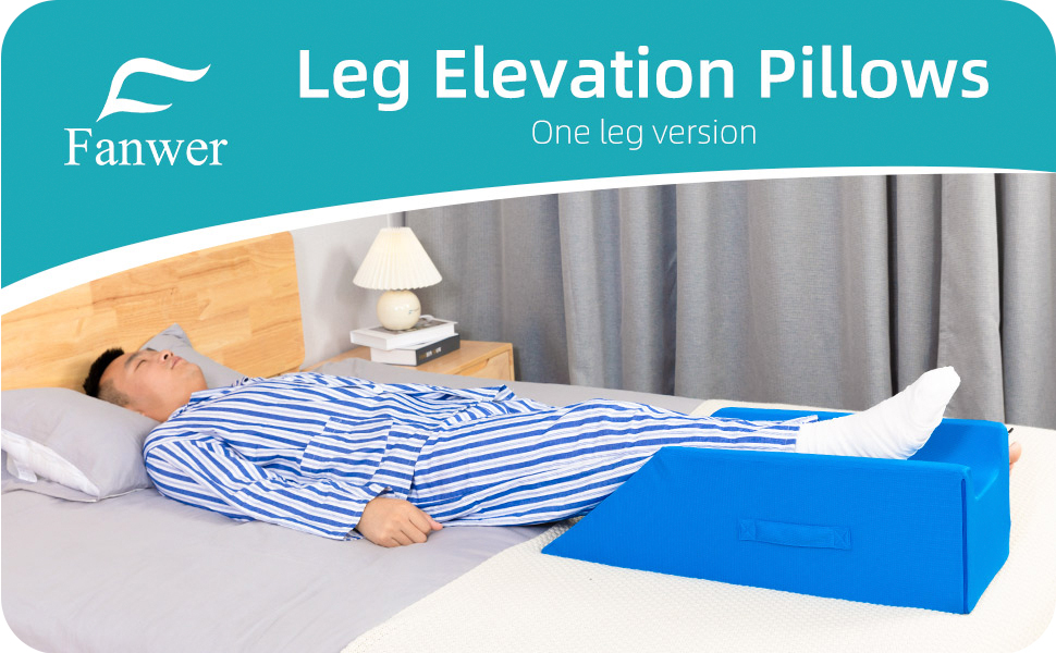 Fanwer Leg Elevation Pillows for Swelling, Wedge Pillows