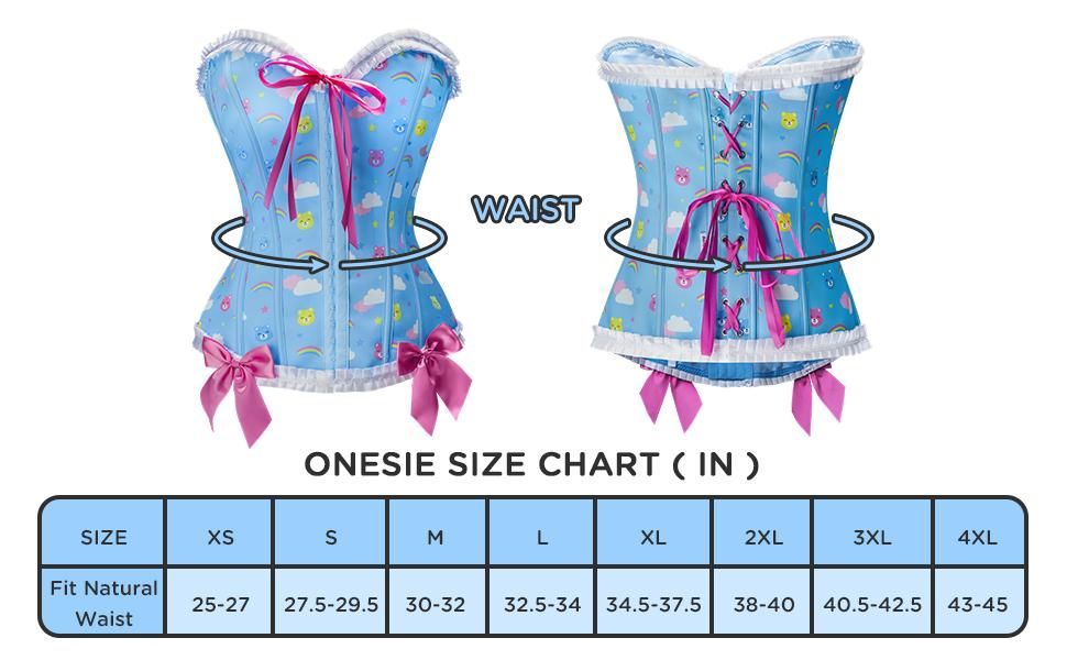 Amazon.com: Littleforbig Women's Lace Up Boned Overbust