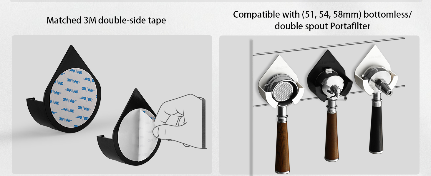 Portafilter Wall Rack Holder