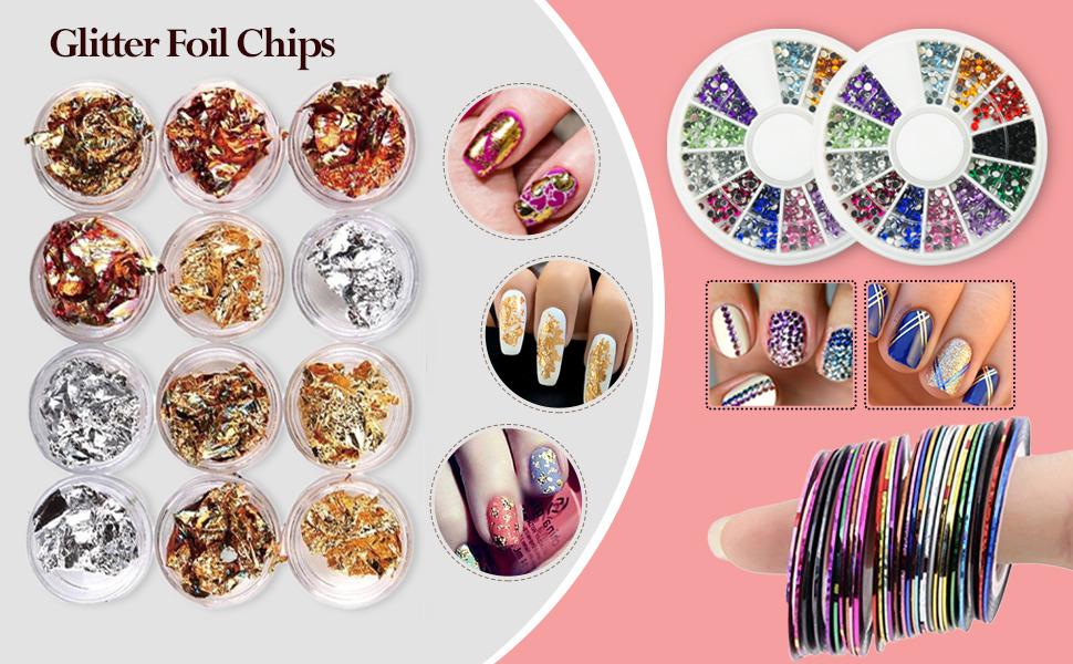 Nail Art kit Accessories, 15pcs Nail Art Brushes, Tools, Nail Pen