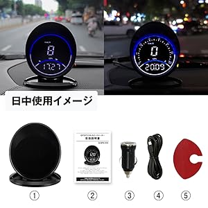 Amazon.co.jp: MAXWIN(マックスウィン) GPSスピードメーター GPS サブ