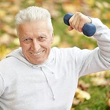 Middle Age man exercising