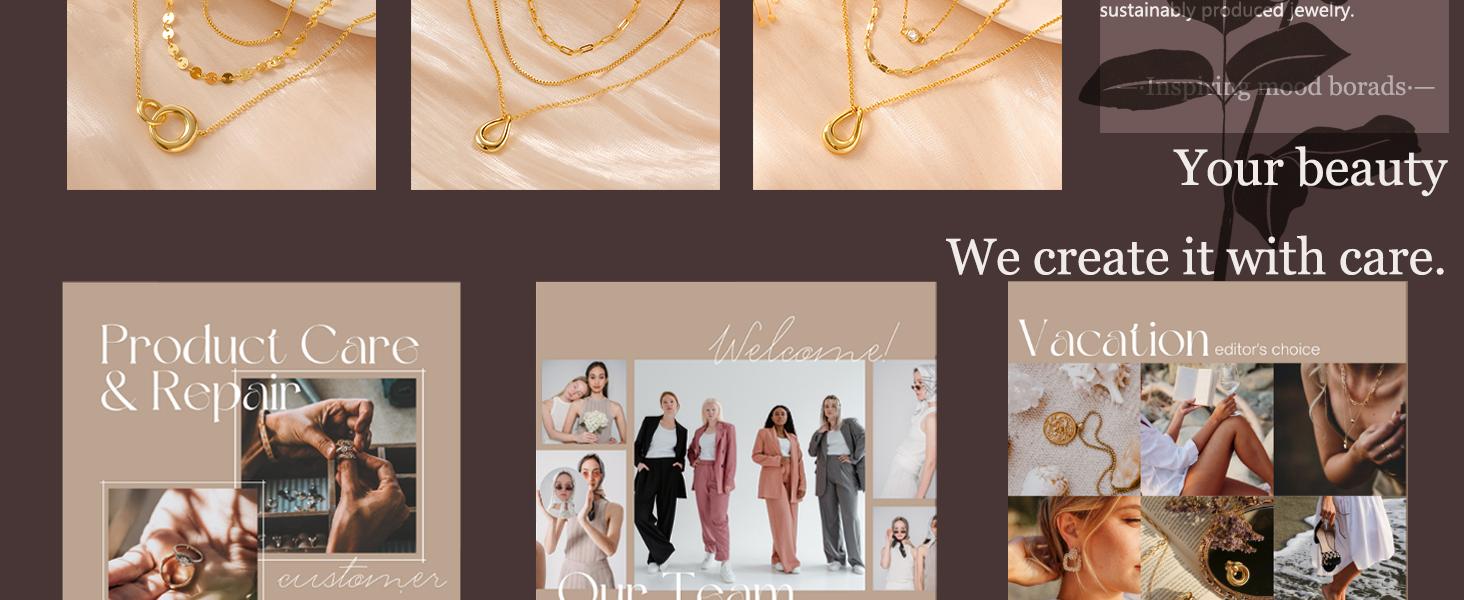 layering necklace for women