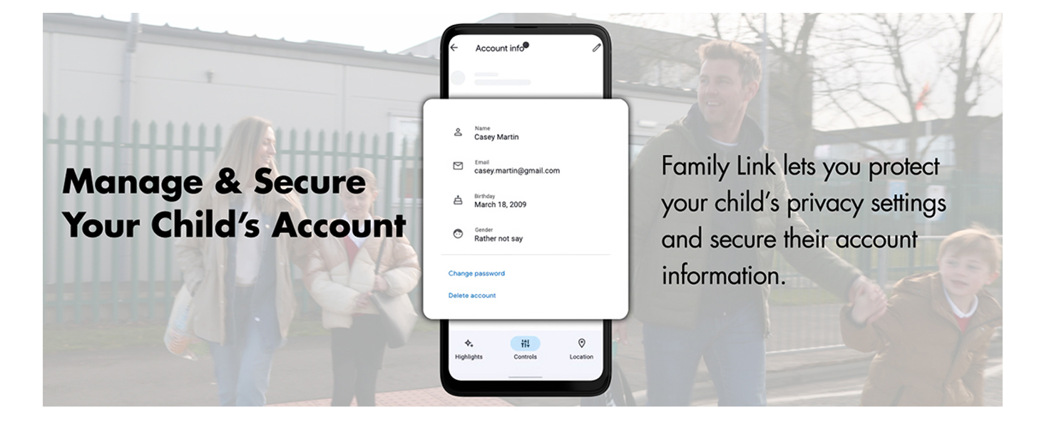 Manage and Secure Your Child Account