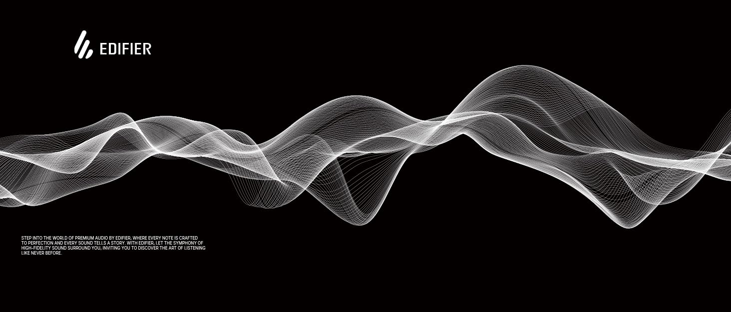 Abstract black and white digital waveform visualization against dark background, showing flowing white lines creating dynamic wave patterns.