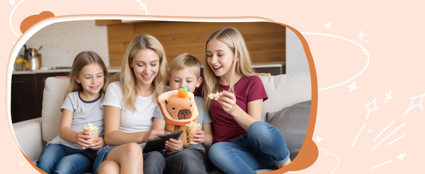 Soft Capybar Plushie Pillow