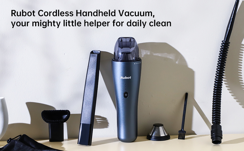 RUBOT Handheld Vacuum Cordless,Mini Vacuum, Hand held Vacuum