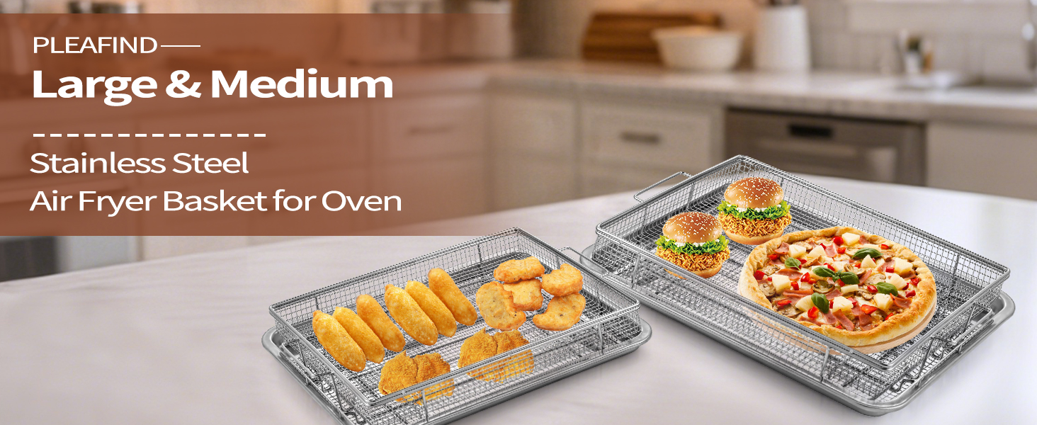 air fryer accessories,air fryer basket for oven,air fryer basket,oven air fryer basket and tray