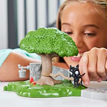 wizarding world harry potter cuidado de las criaturas luna lovegood magical minis 8 cm árbol