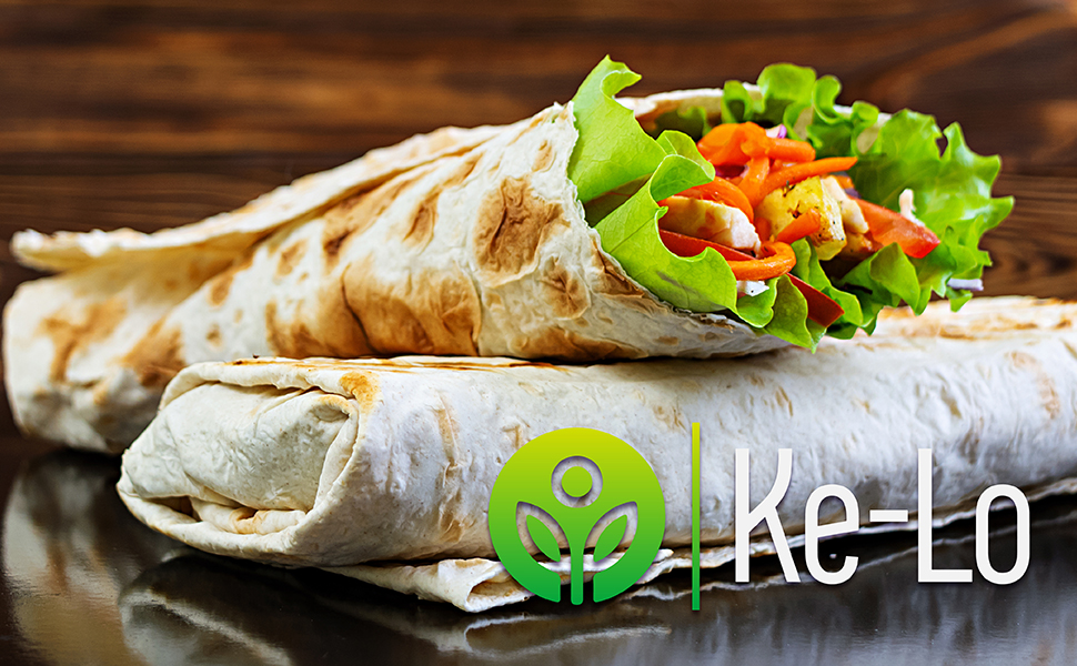 KeLo Low Carb High Protein Wraps (6 x 40g) Keto Wraps Versatile & Convenient Low Calorie