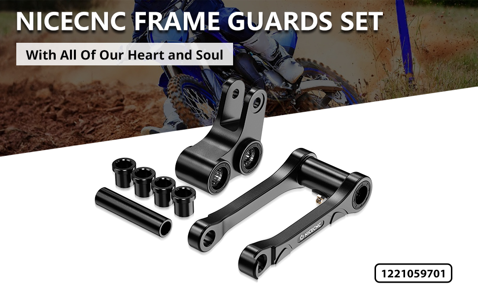 NICECNC Black Lowering Link Compatible with Yamaha YZ125