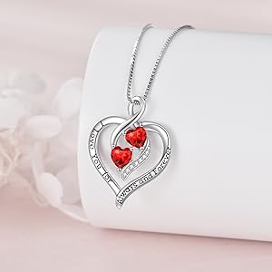 heart necklace for wife