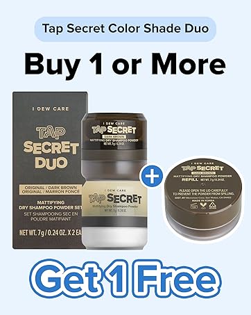 Buy Tap Secret Color Shade Duo(B0CZ38TZCB or B0DHRCFZJD), get 1 free DB Refill(B0DG4FPLLZ)