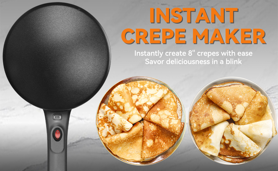 8" Crepes with Easy Savor Deliciousness in a Blink