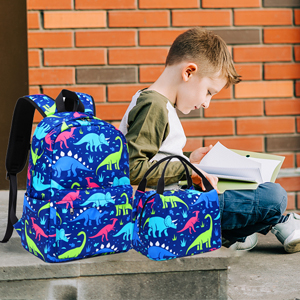 boys backpack with lunch bag