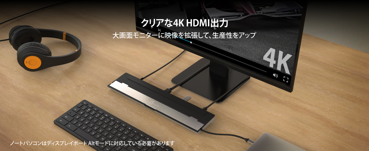 高画質の画面出力