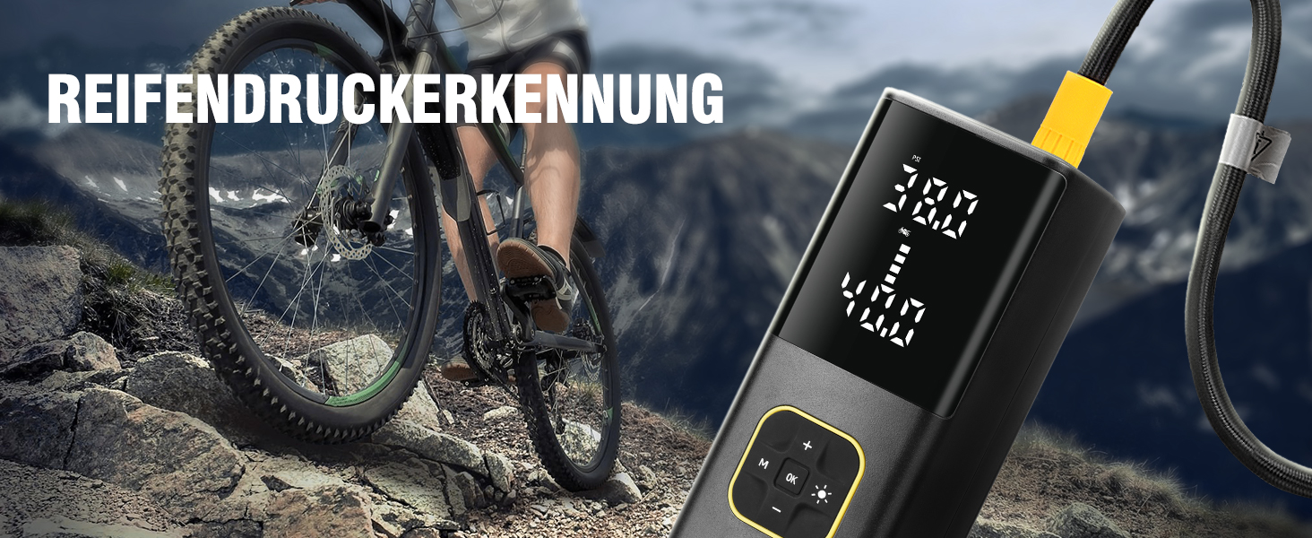 Zune Lotoo Electric Air Pump, 9000 mAh Battery Air Pump Compressor