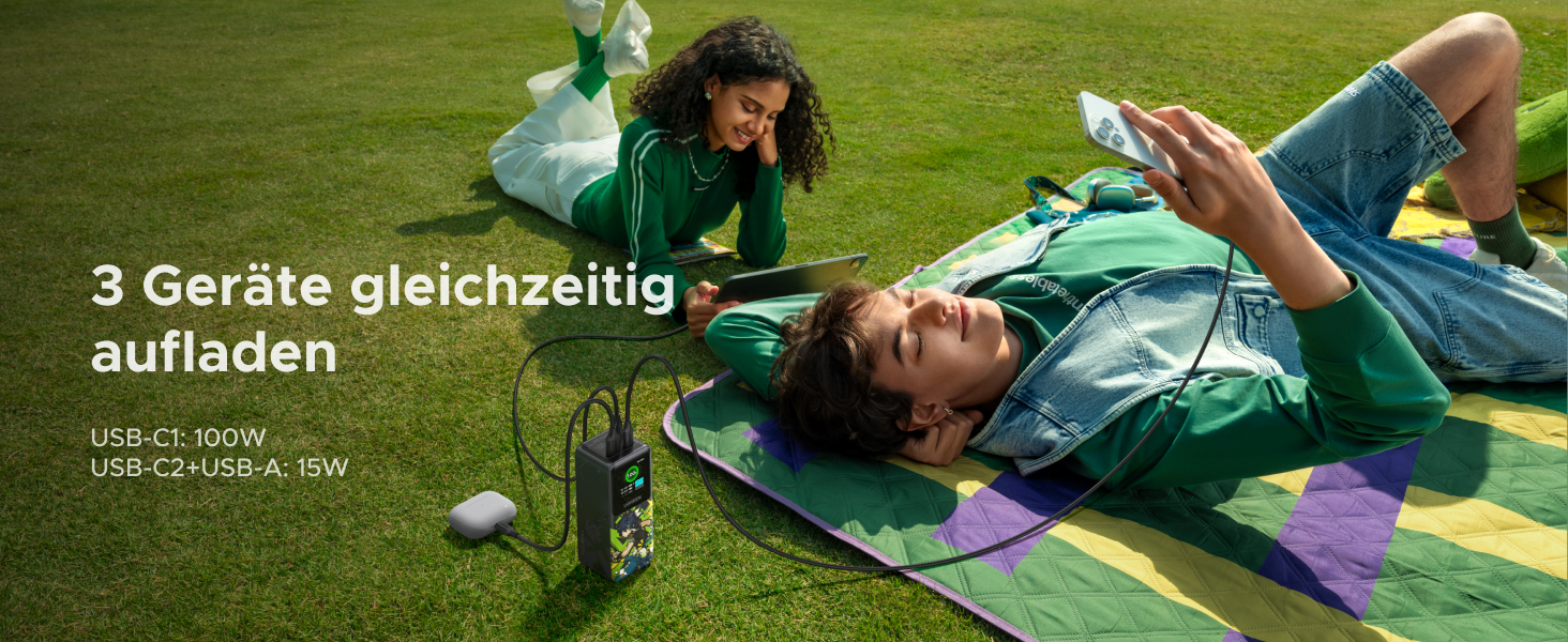20000mAh Capazität 100W fast charge schnell laden für laptop