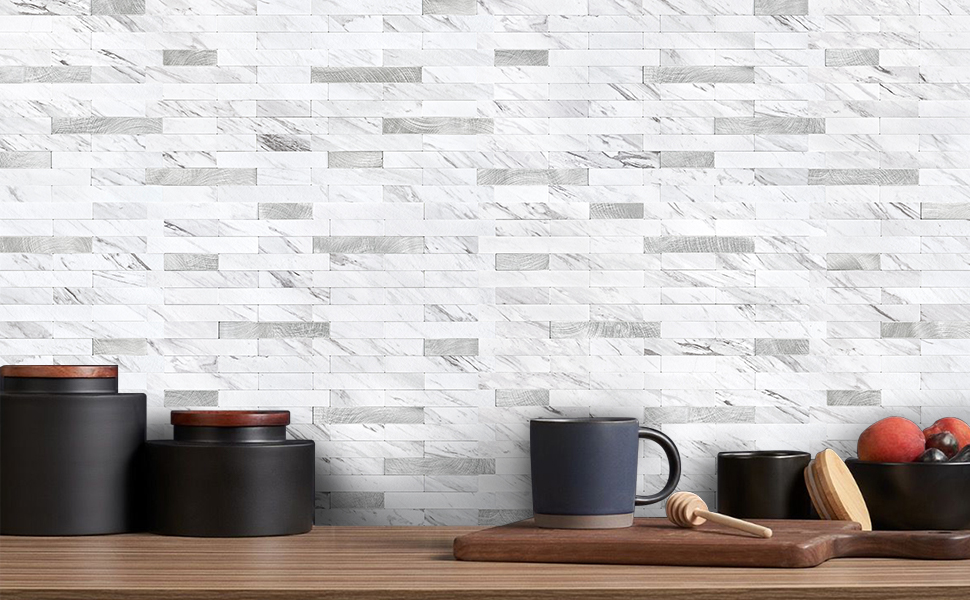 STICKGOO Peel and Stick Backsplash Tile, Stick on Backsplash for