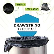 Drawstring Trash Bags