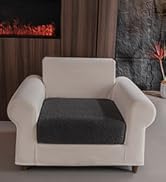 OHSIO Couch Cushion Covers for Sectional Sofa, Stretch Soft Sofa Slipcovers Washable Wear-Resista...