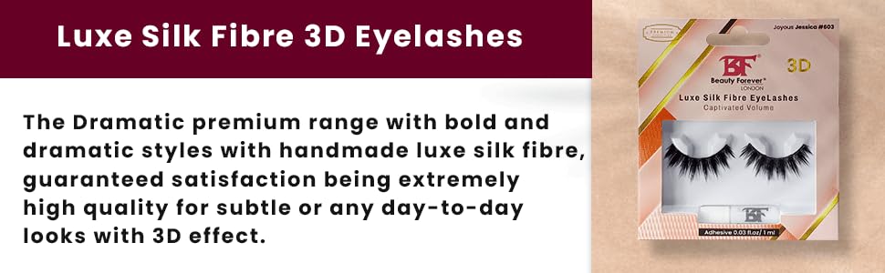 Luxe Silk Fibre 3D Eyelashes