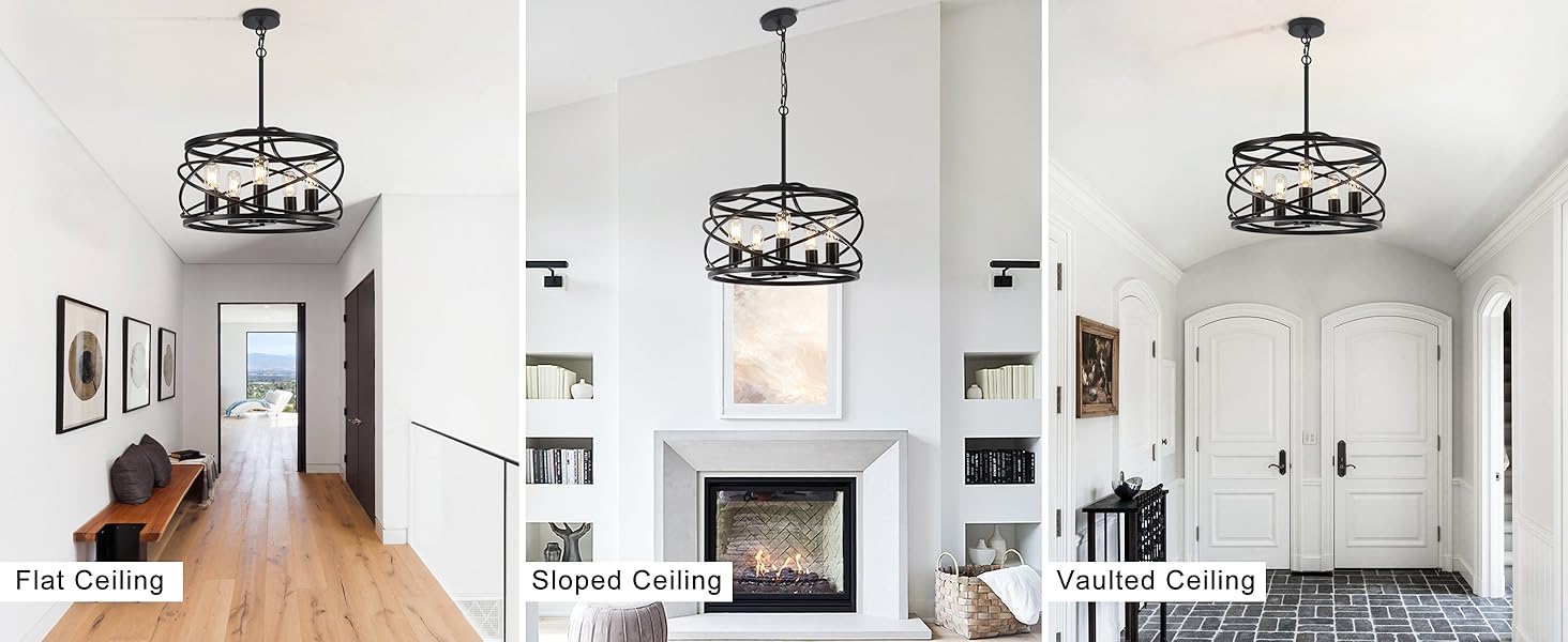 Black Farmhouse Chandelier