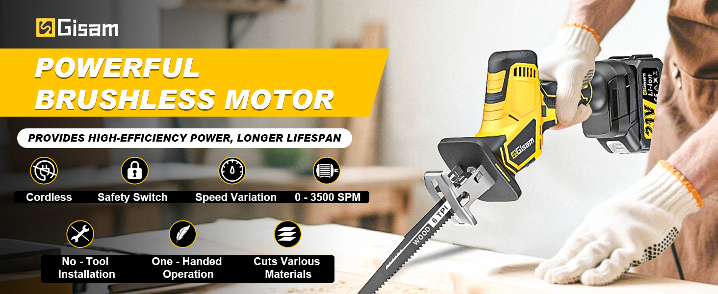 Cordless Reciprocating Saw