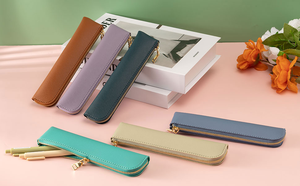 slim pencil bag for adults