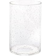 〈take〉solworks BGO UL Cylinder Shade Eumyviv Seeded Glass Shade Cylinder Glass Lamp Shade