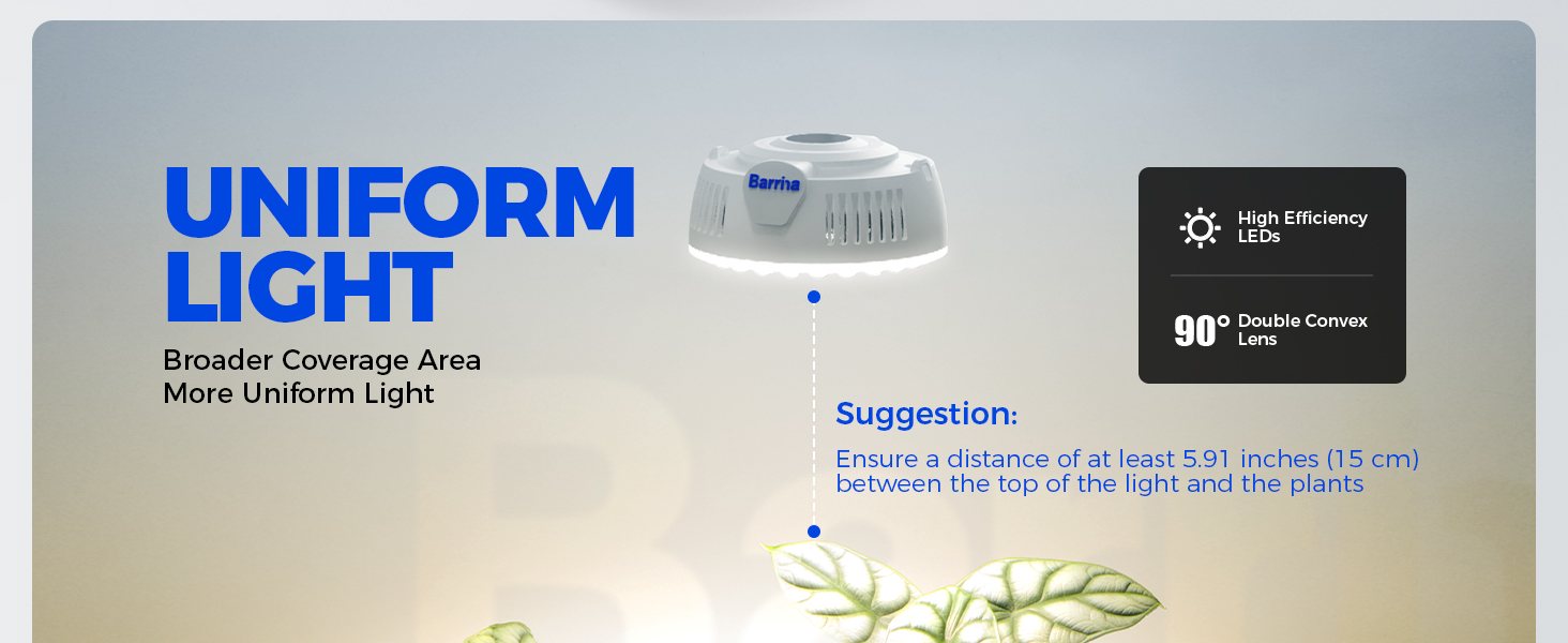 puck grow light full spectrum led grow light for indoor plant light magnetic linkable