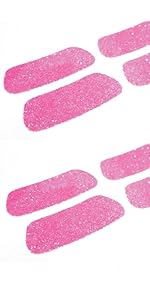 Glitter and shinny stickers for under your eye that will make you stand out while you support!