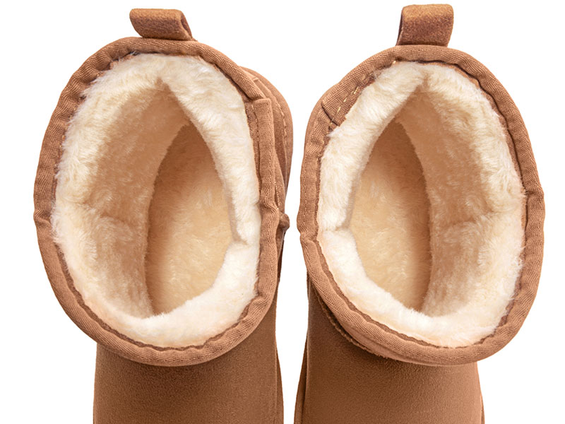 1432◆クロックス コージーファズブーツ ファー ムートン ブラウン W7 1432◇クロックス コージーファズブーツ ファー ムートン ブラウン W7