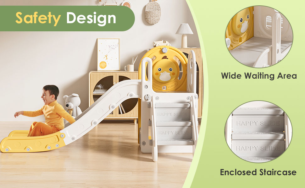 BIERUM 5 in 1 Toddler Slide, Slide for Toddlers Age 13