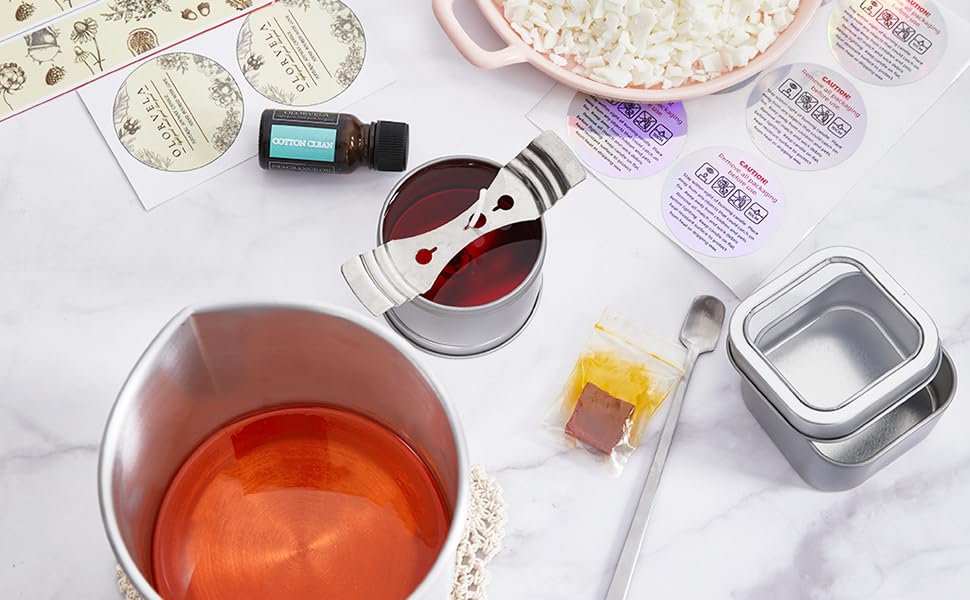 olorvela Candle Making Kit Candle Pouring Pot Kit 2Pounds