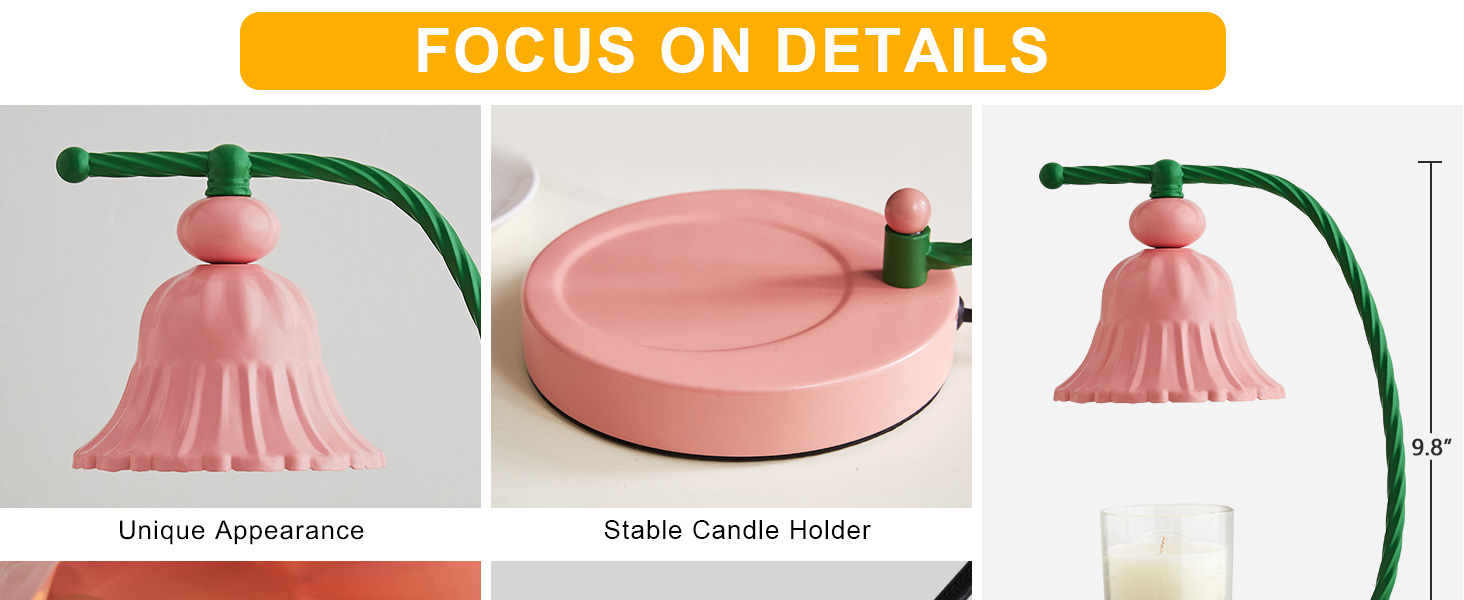 Candle Warmer Lamp with Timer and Dimmer